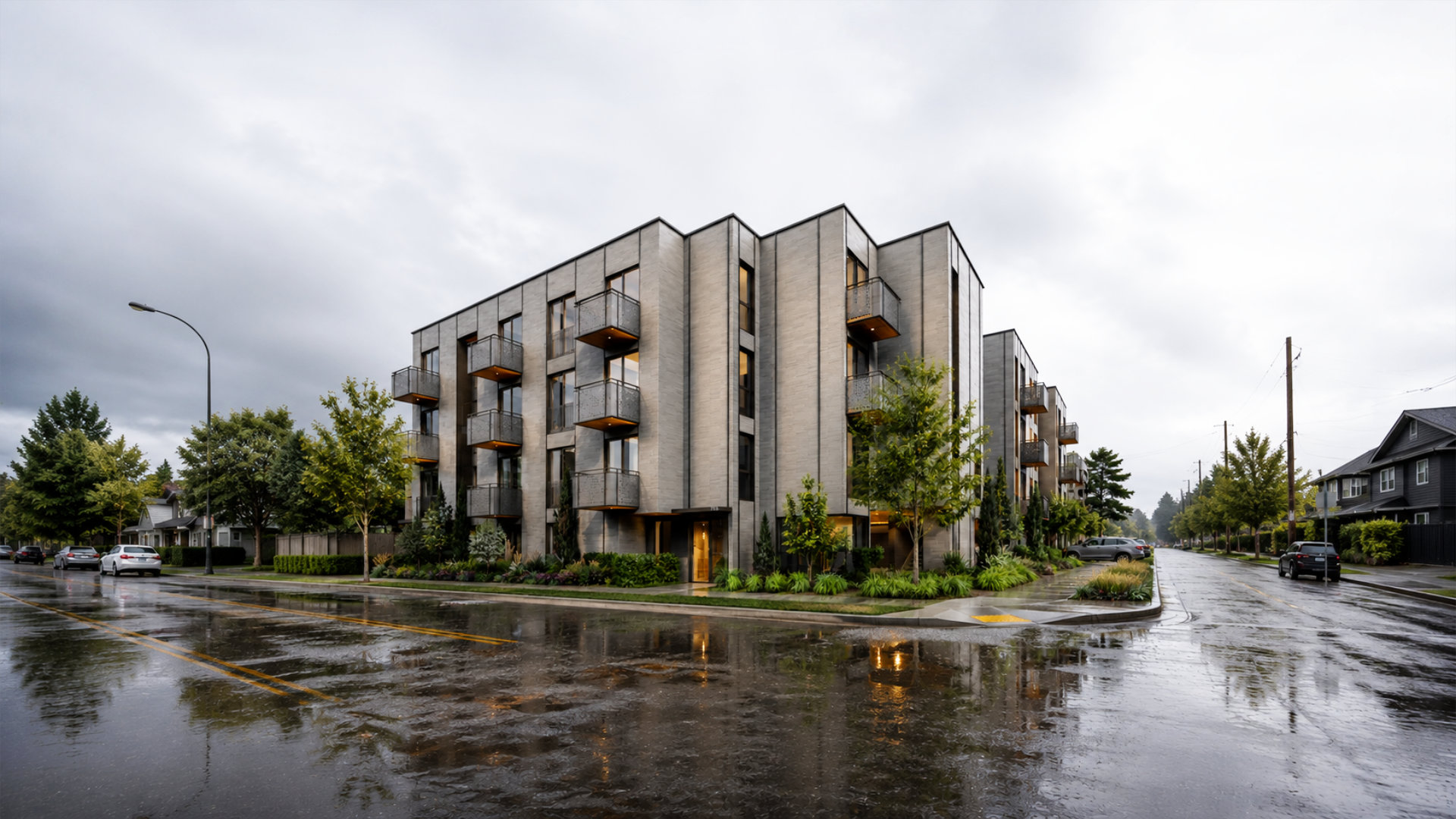 114 – Rendering Exterior – SE Corner